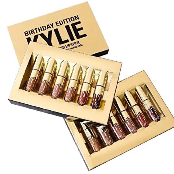 KYLIE COSMETICS BIRTHDAY EDITION 2016 MATTE LIQUID LIPSTICK 6 PIECE KIT - Picture 6 of 8